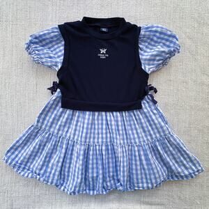 Anna Sui Mini Blue Dress GUC 5